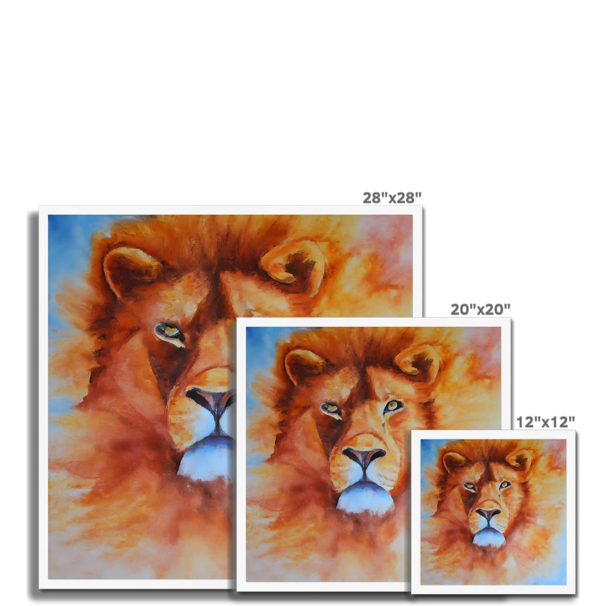 Majestic Lion Framed Print Prodigi