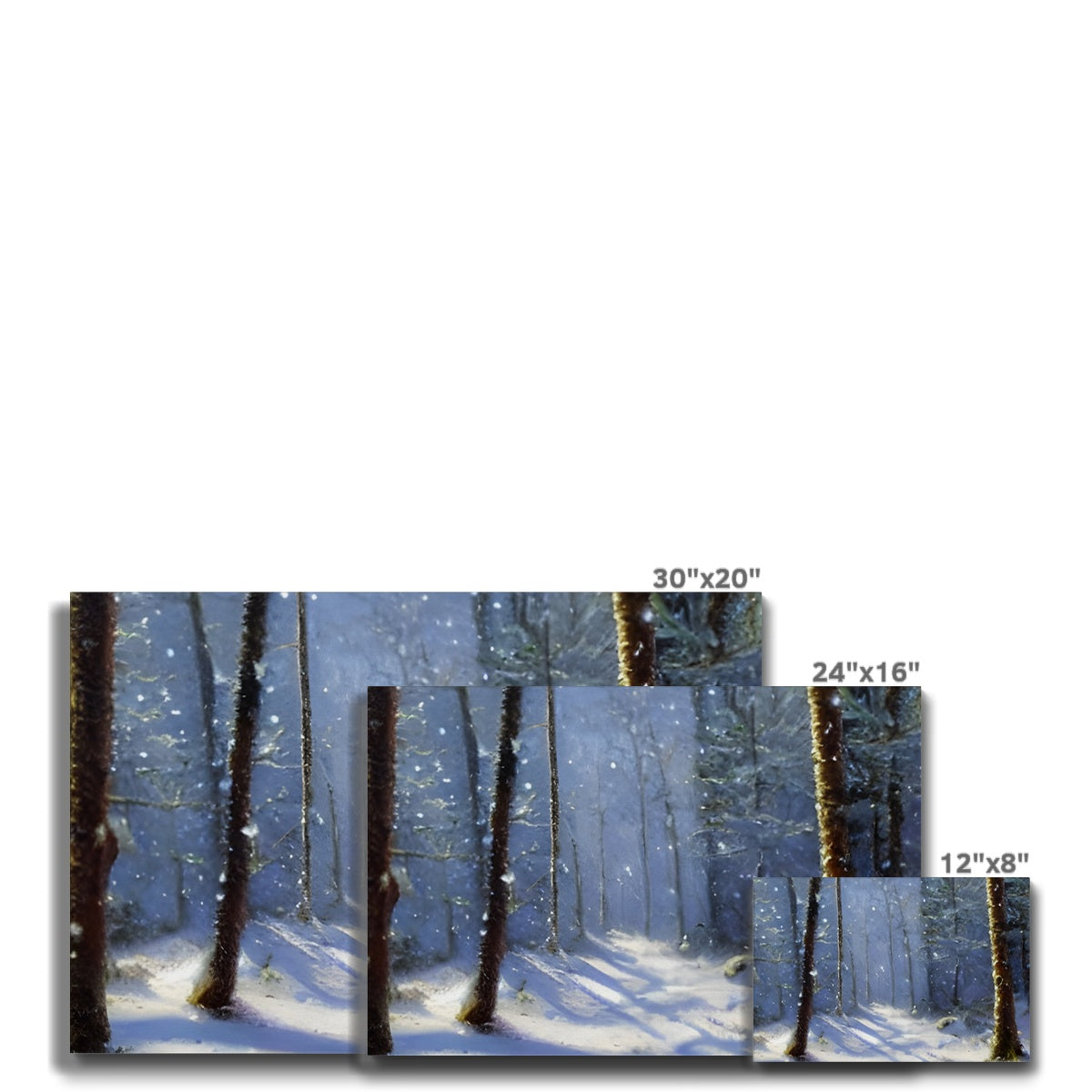 Snowy Forest Eco Canvas Prodigi