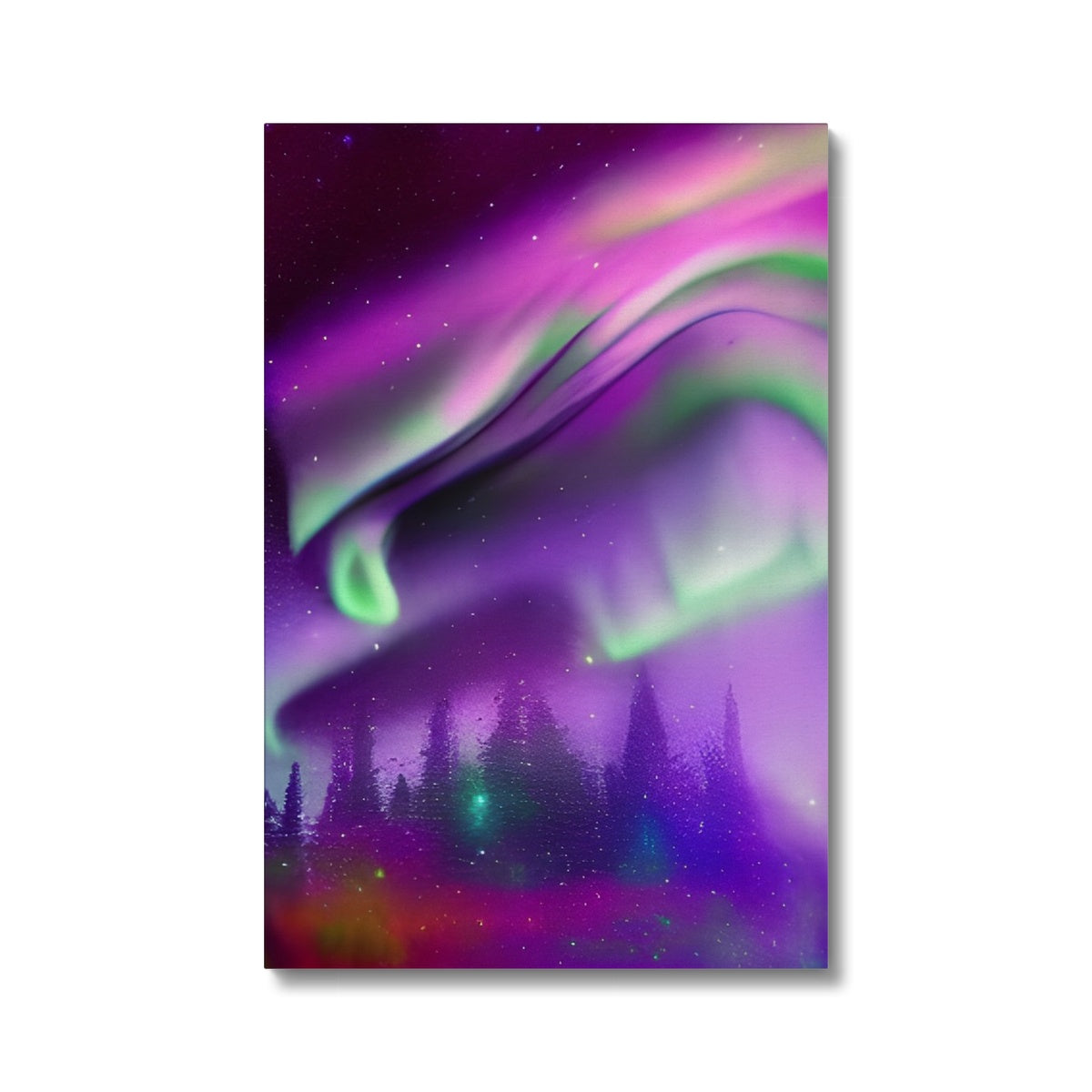 Aurora In A Sparkling Night Eco Canvas Prodigi