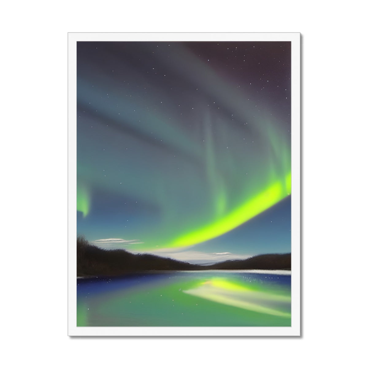 Aurora At Night Framed Print Prodigi