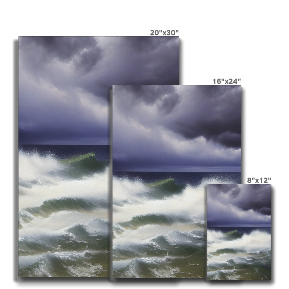 Stormy Sea Eco Canvas Prodigi