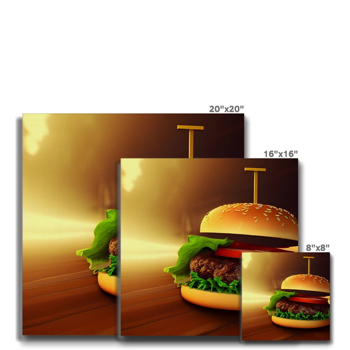 Burger Highlight Eco Canvas Prodigi