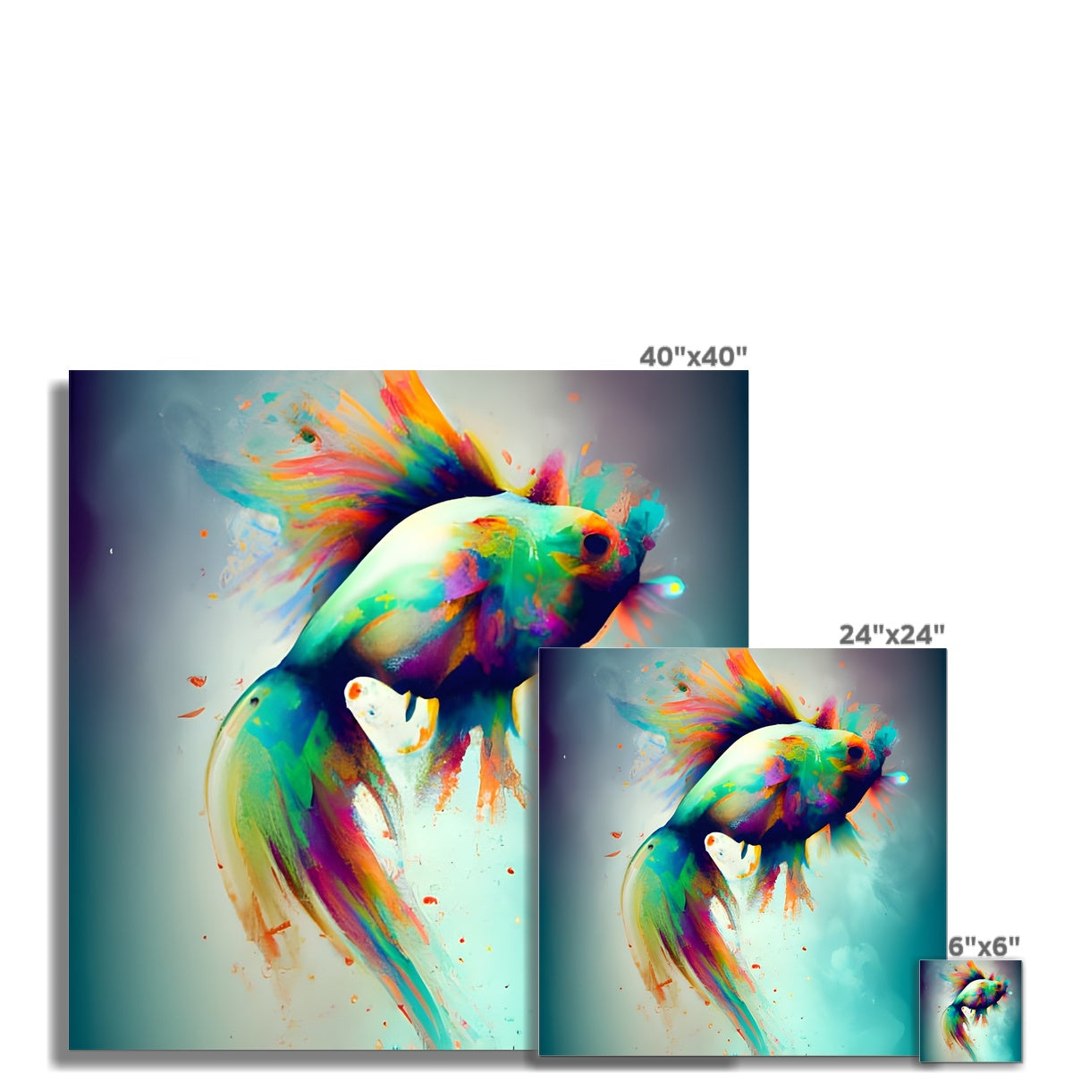 Jumping Fish Fine Art Print Prodigi