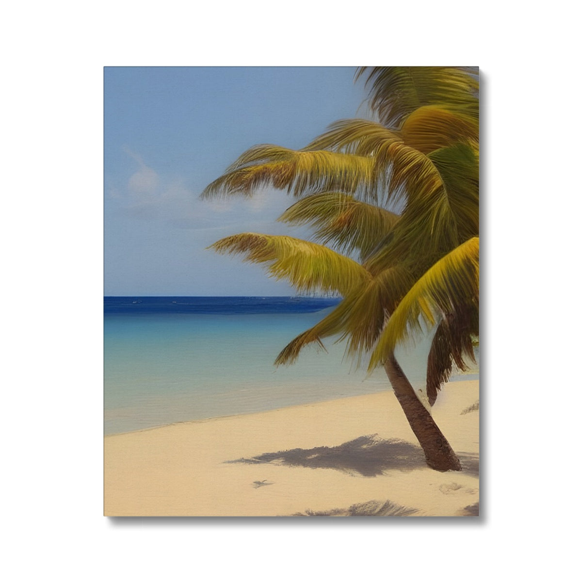 Calm Palm Beach Canvas Prodigi