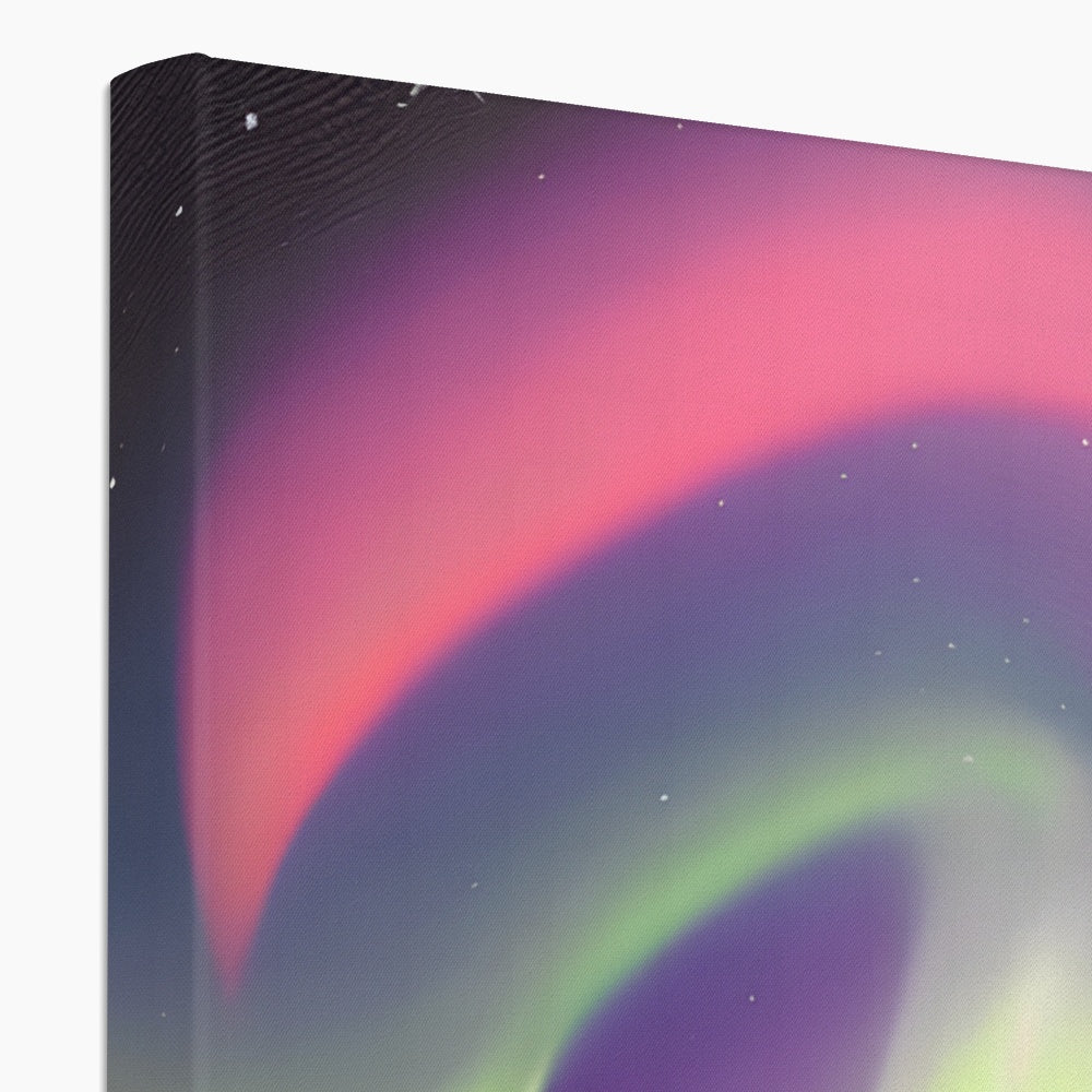 Multicolor Aurora Waves Eco Canvas Prodigi