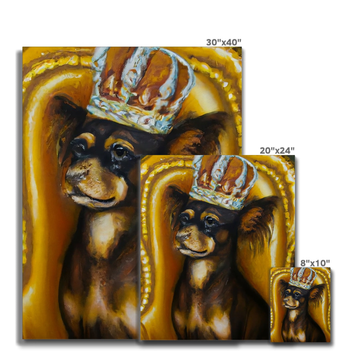 Dog King Canvas Prodigi