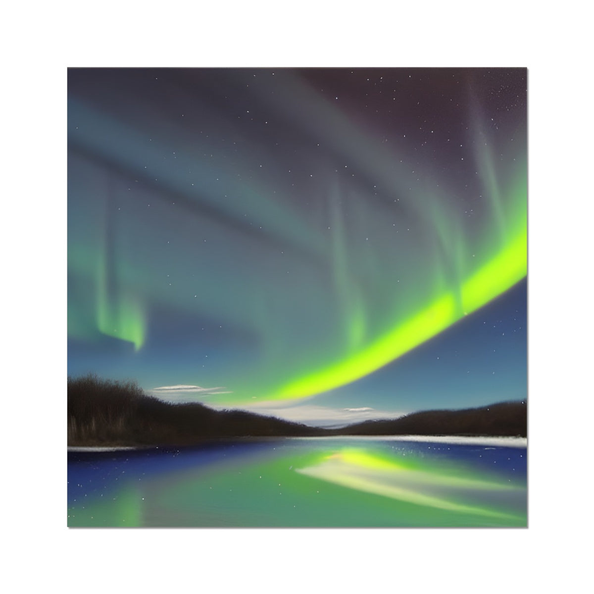 Aurora At Night Fine Art Print Prodigi