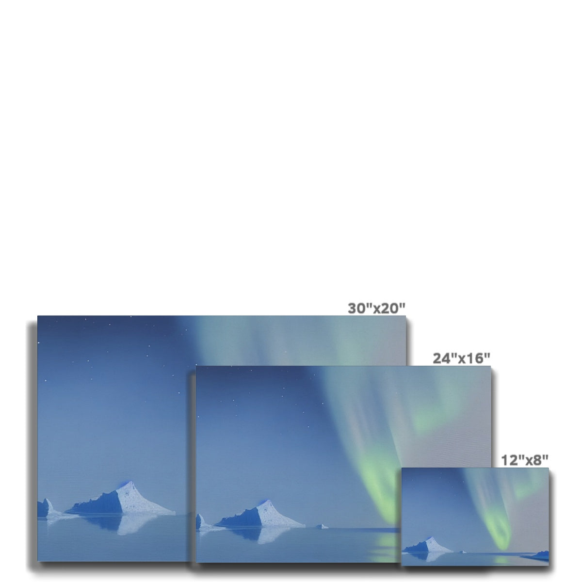 Aurora In A Ice World Eco Canvas Prodigi