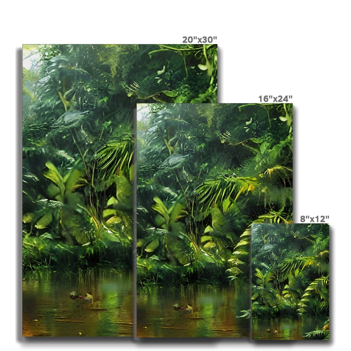 Small Puddle in the Forest Eco Canvas Prodigi