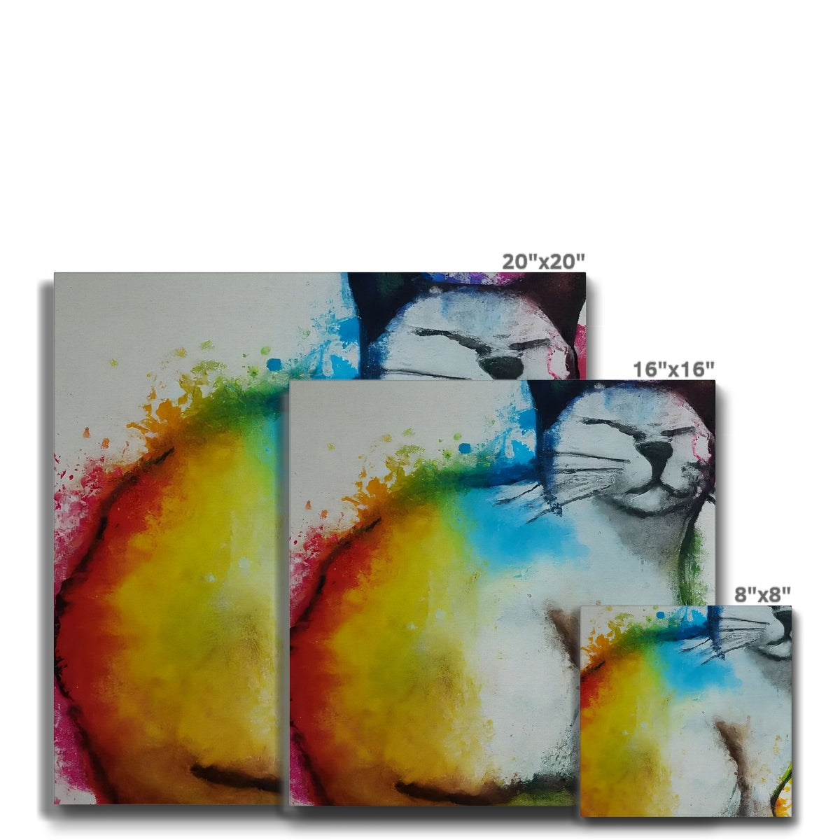 Rainbow Cat Eco Canvas Prodigi