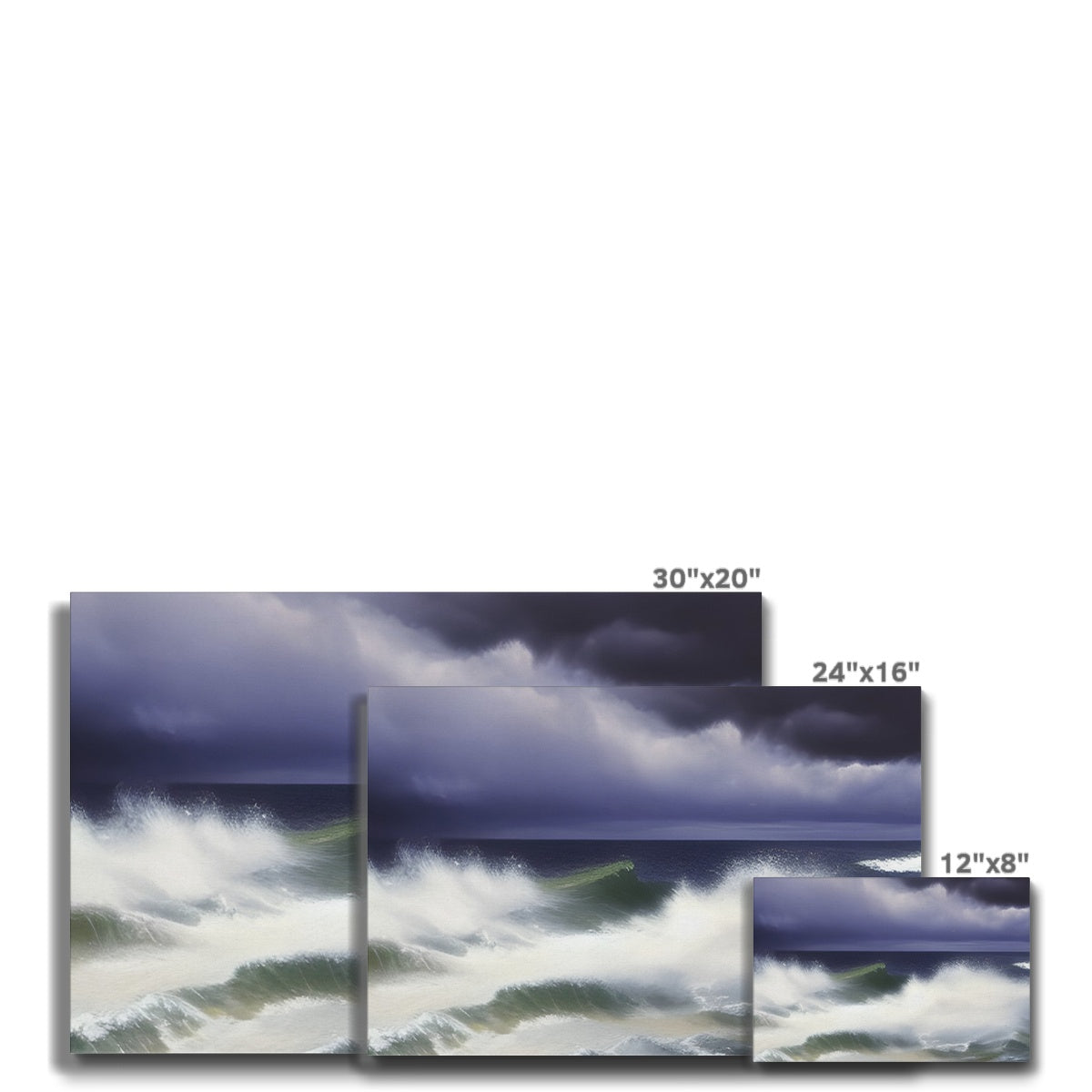 Stormy Sea Eco Canvas Prodigi