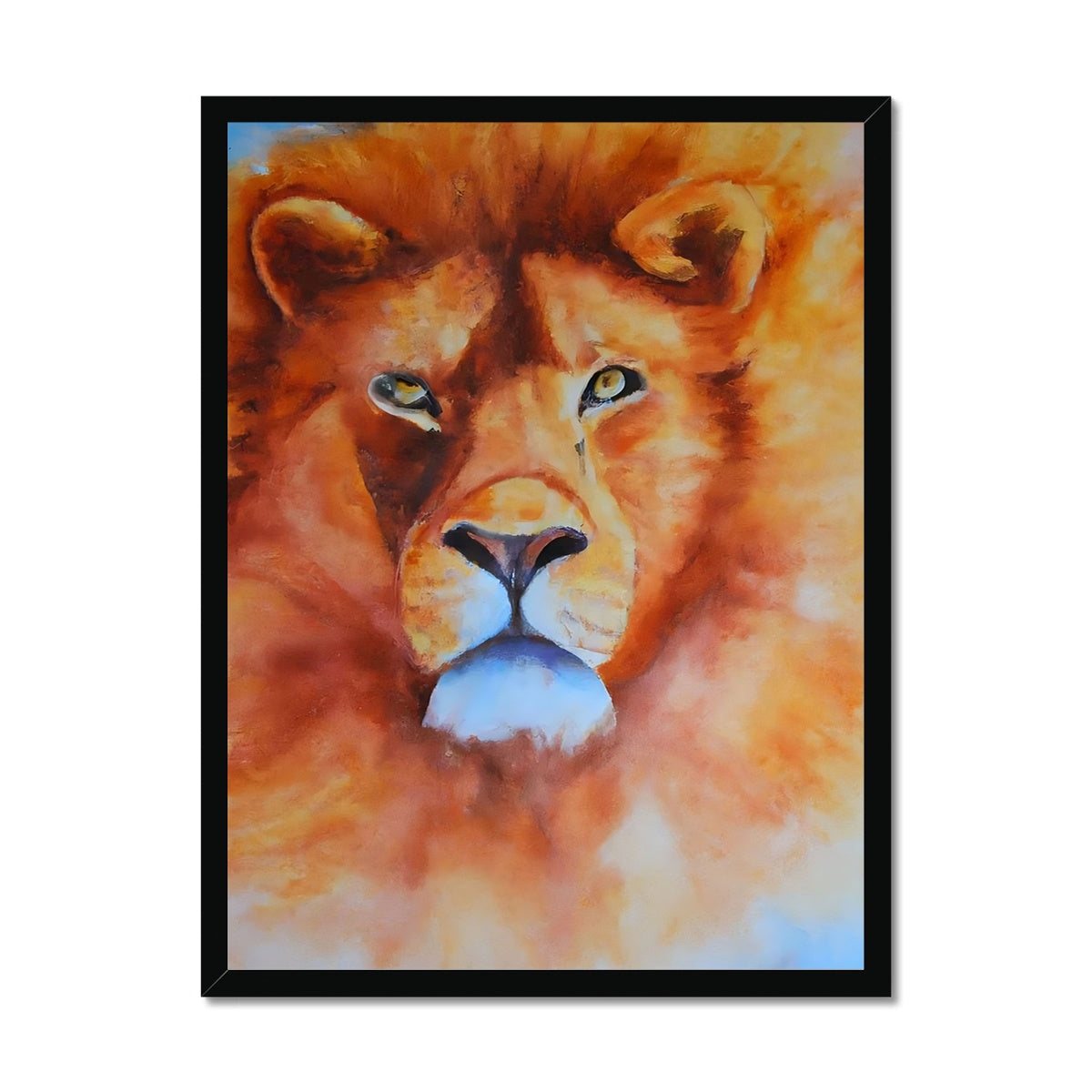 Majestic Lion Framed Print Prodigi