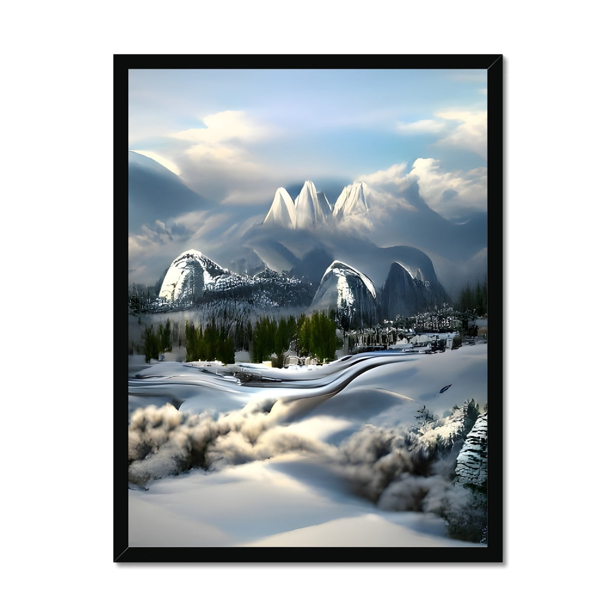 Winter Wonderland Framed Print Prodigi