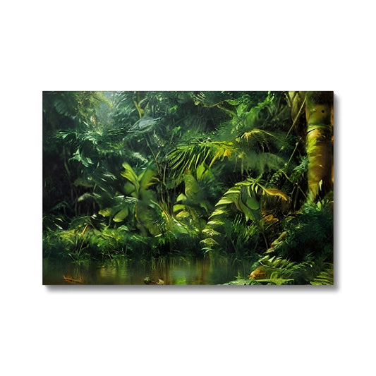 Small Puddle in the Forest Eco Canvas Prodigi