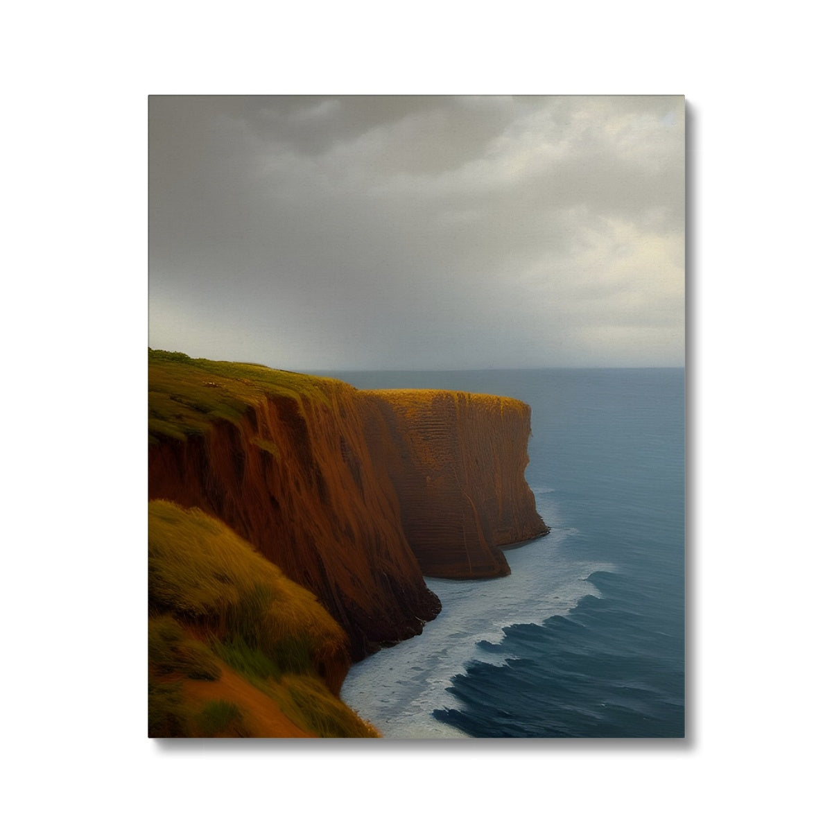 Storm Approaching A Cliff Canvas Prodigi