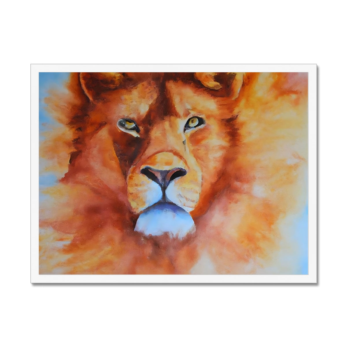 Majestic Lion Framed Print Prodigi