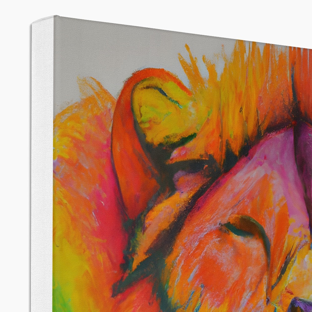 Rainbow Lion Canvas Prodigi