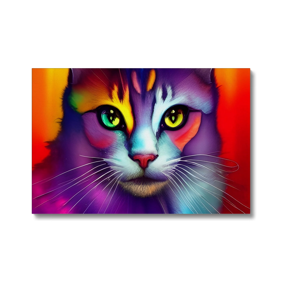 Colorful Cat Eco Canvas Prodigi