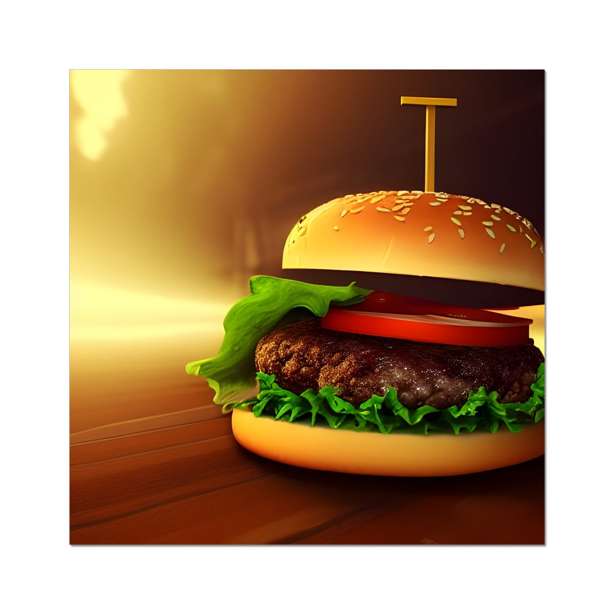 Burger Highlight Fine Art Print Prodigi