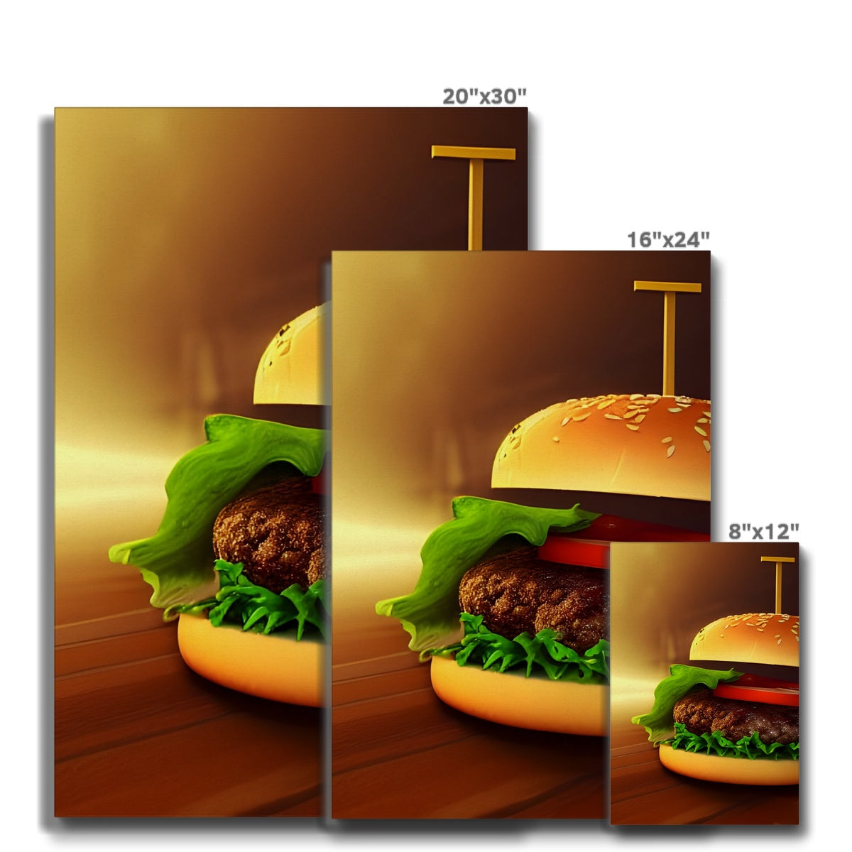 Burger Highlight Eco Canvas Prodigi