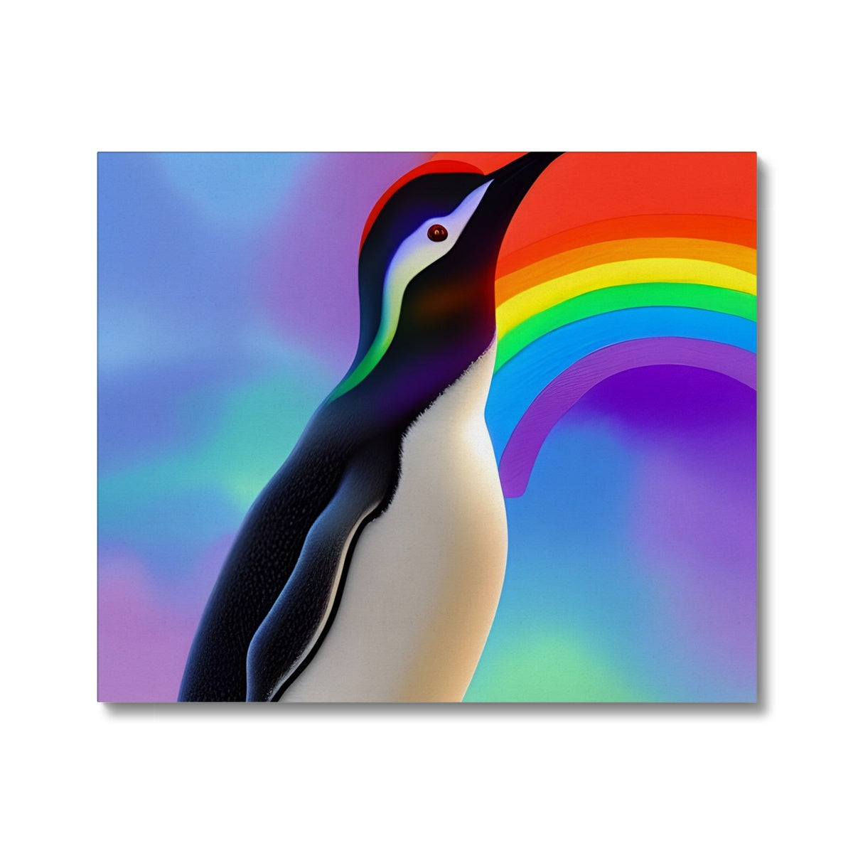 Rainbow Penguin Canvas Prodigi