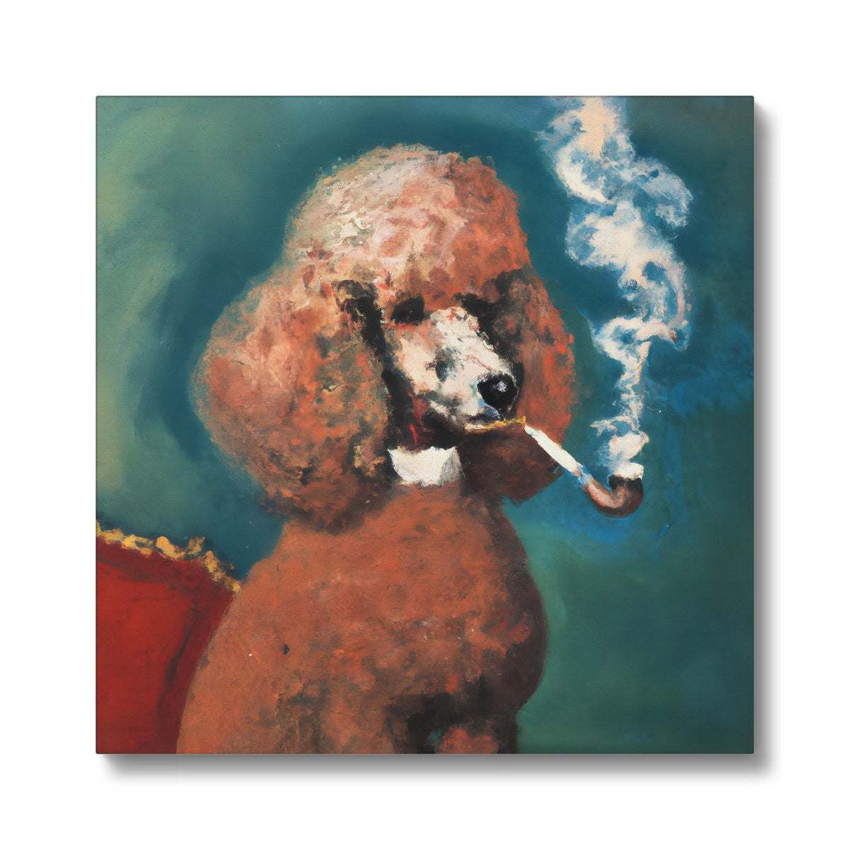 Smoking Poodle Eco Canvas Prodigi