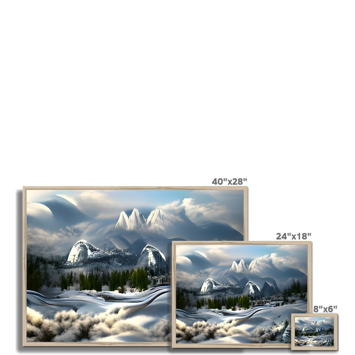 Winter Wonderland Framed Print Prodigi