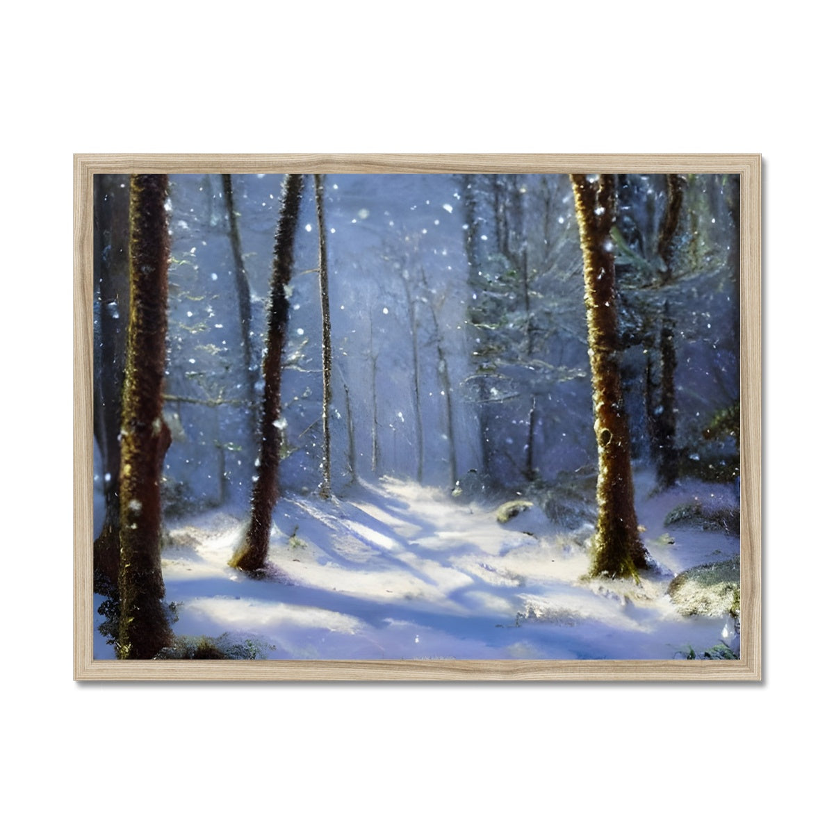 Snowy Forest Framed Print Prodigi