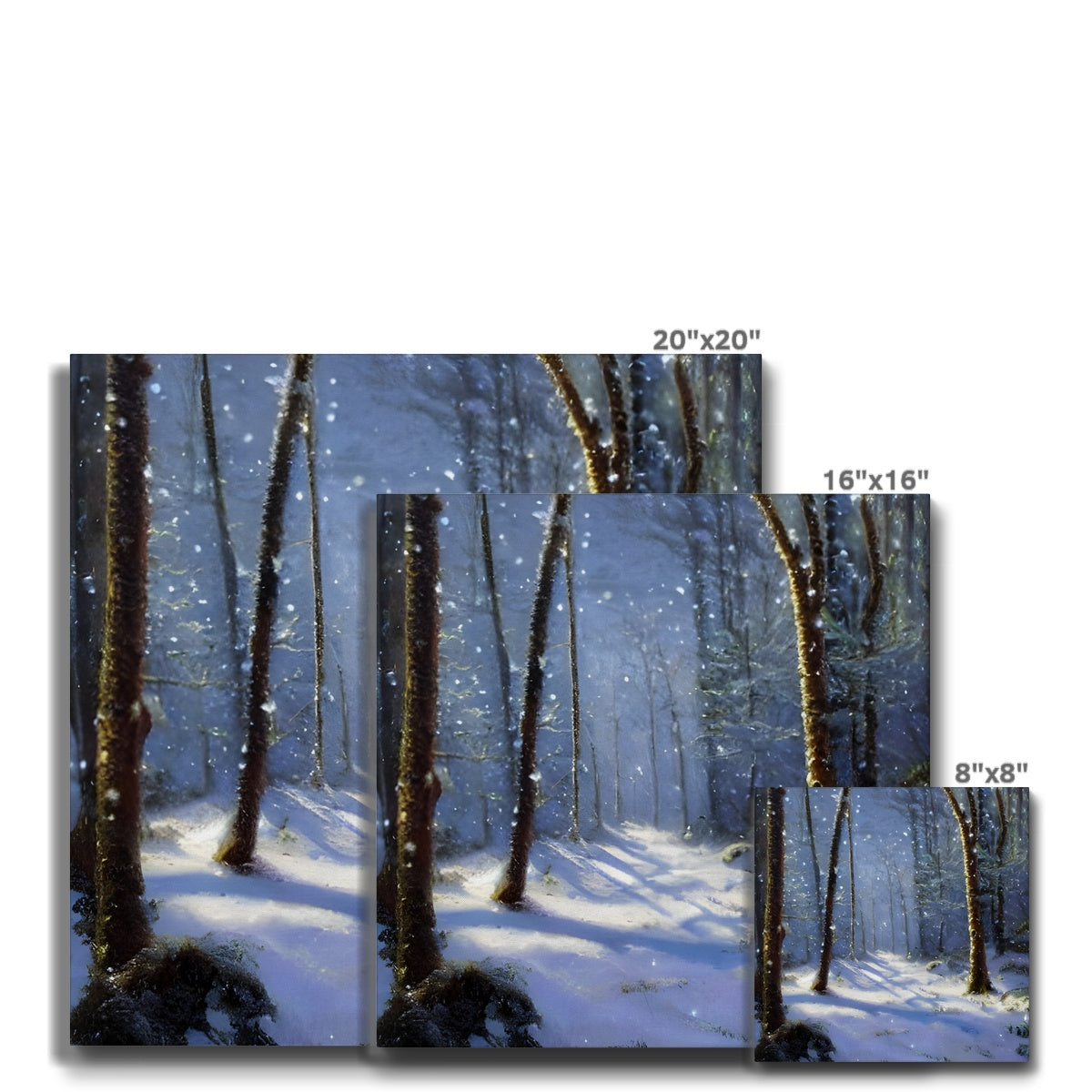 Snowy Forest Eco Canvas Prodigi