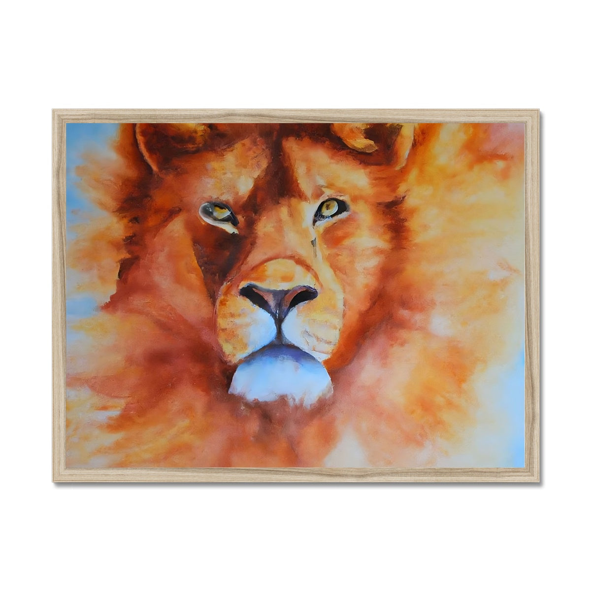 Majestic Lion Framed Print Prodigi