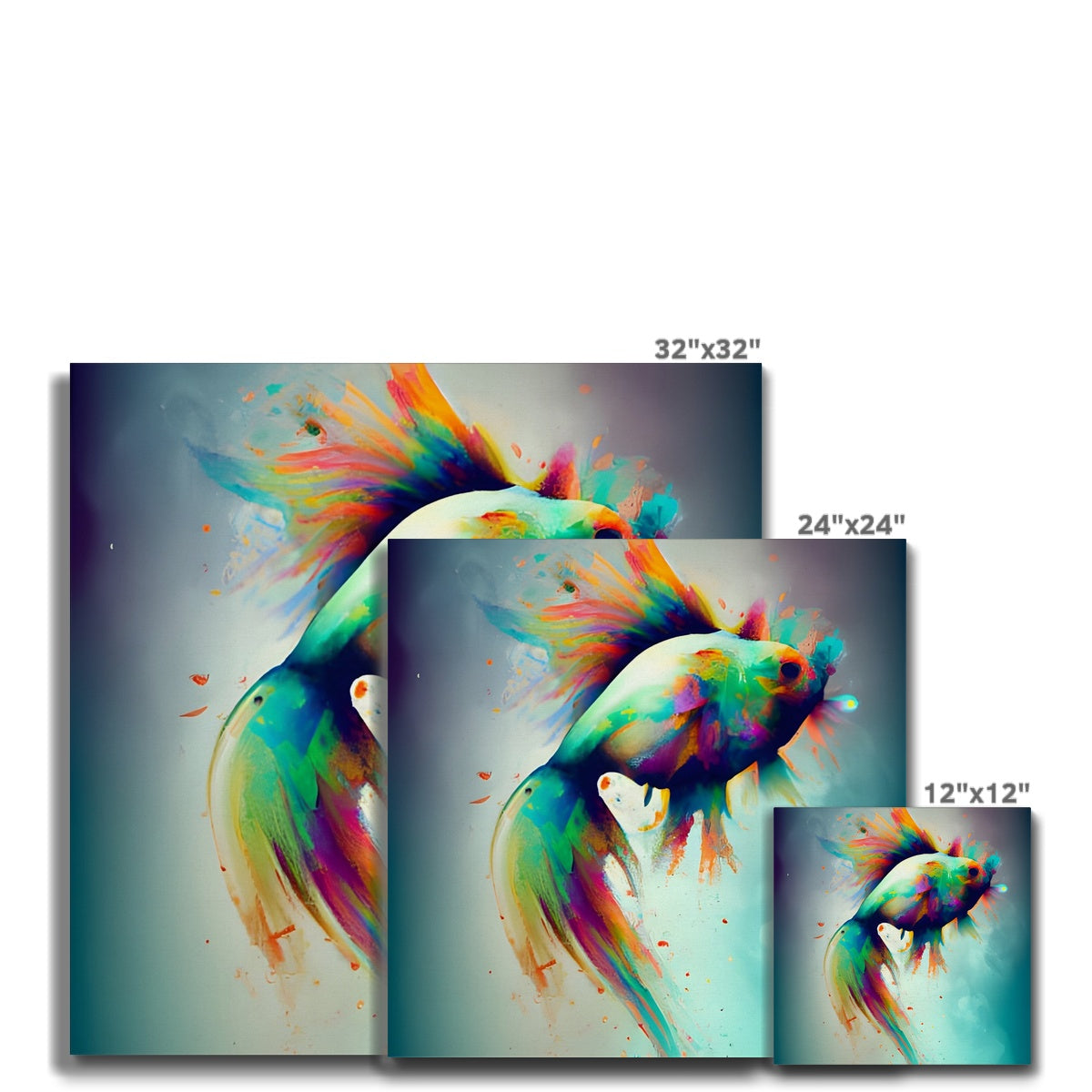 Jumping Fish Canvas Prodigi