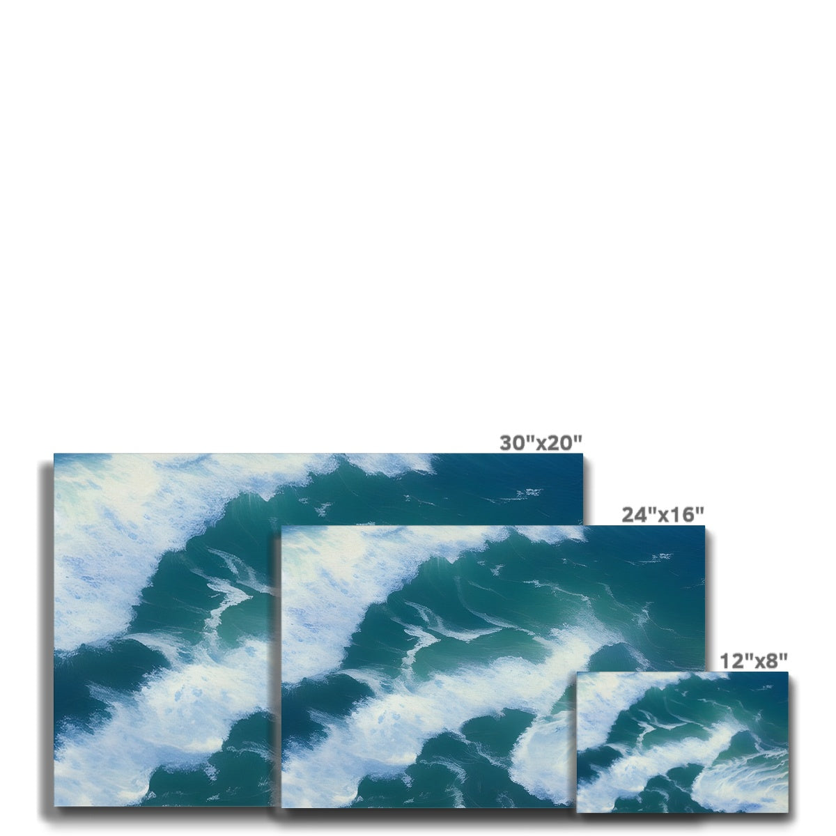 Colliding Waves Eco Canvas Prodigi