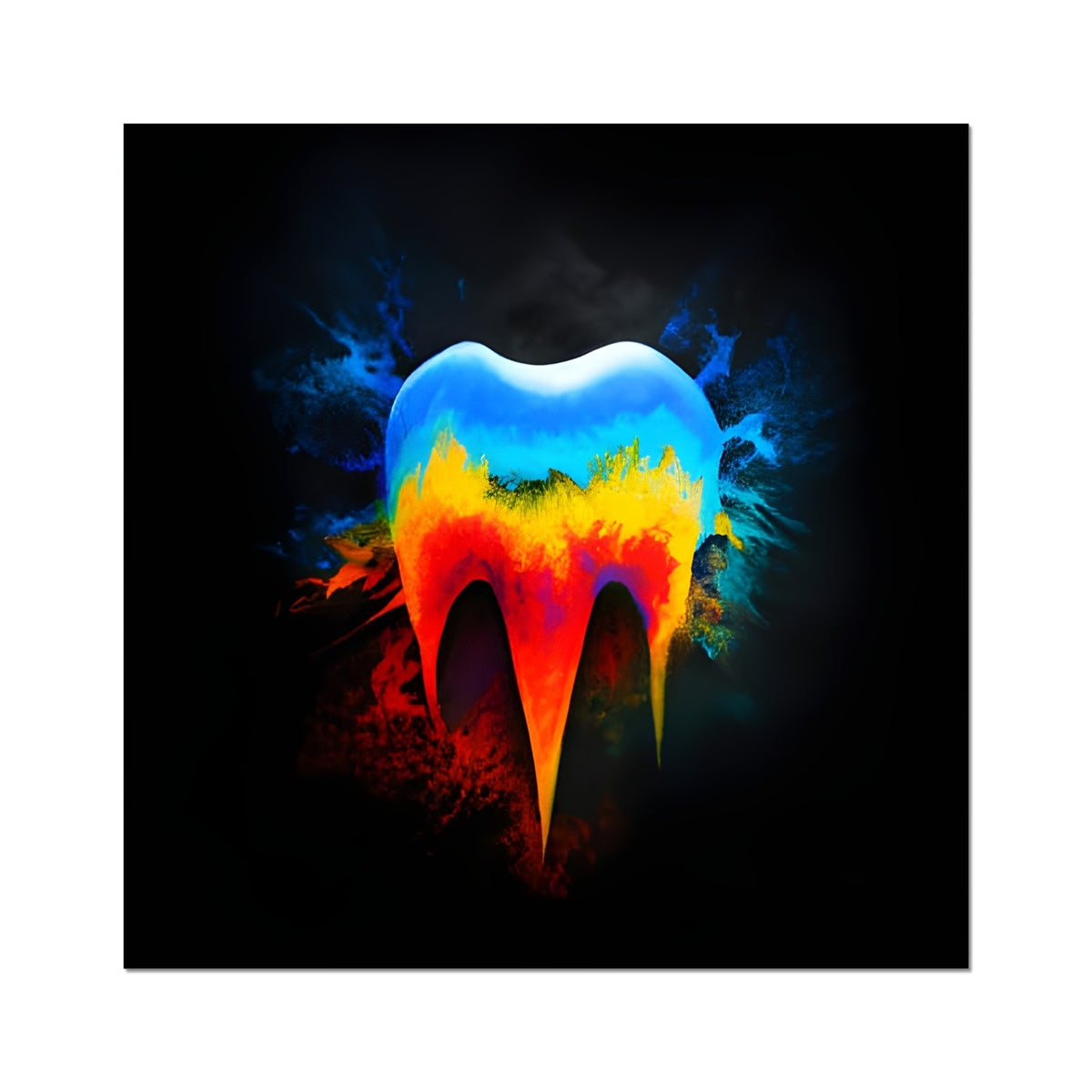 Hot to Cold Tooth Fine Art Print Prodigi