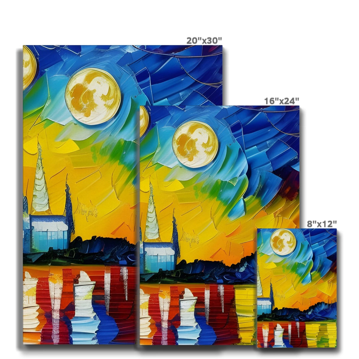 Second Moon Eco Canvas Prodigi