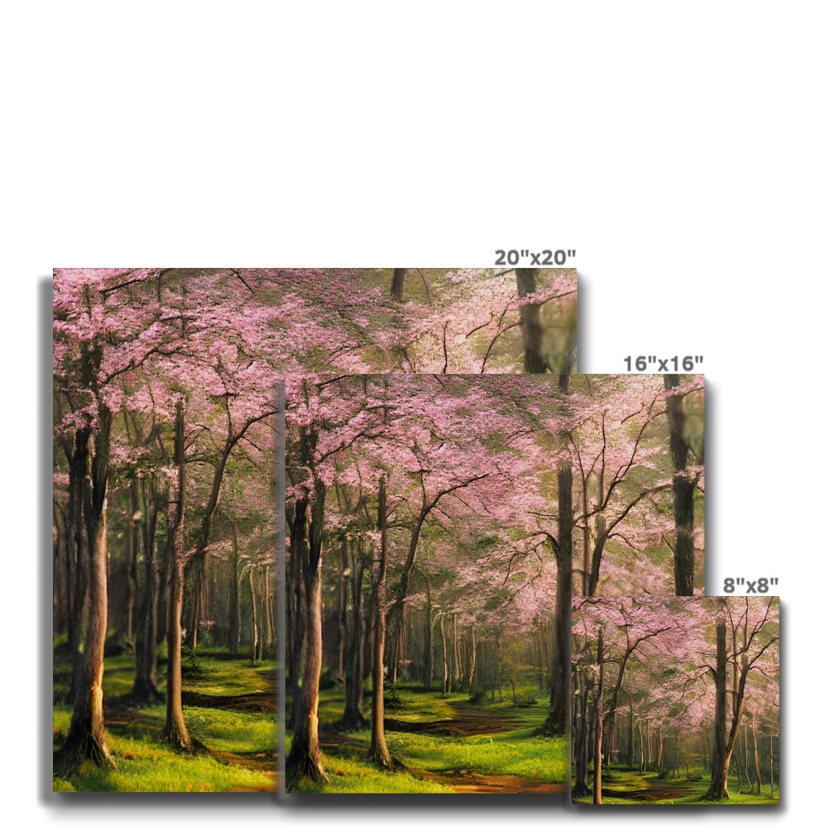 Cherry Blossom in a Forest Eco Canvas Prodigi