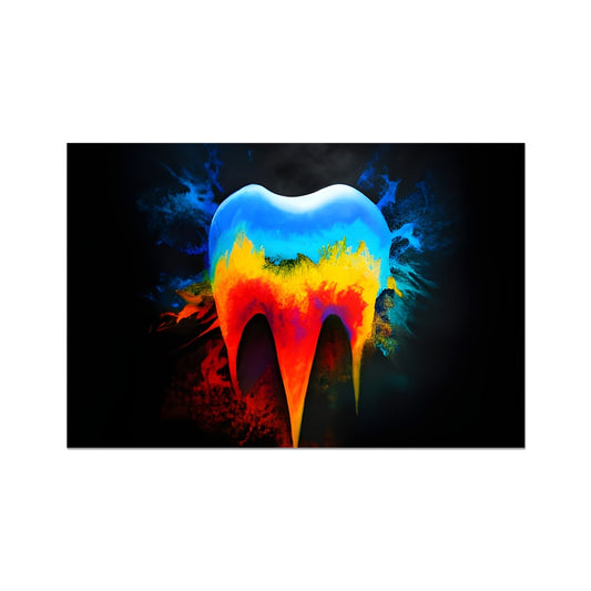 Hot to Cold Tooth Fine Art Print Prodigi