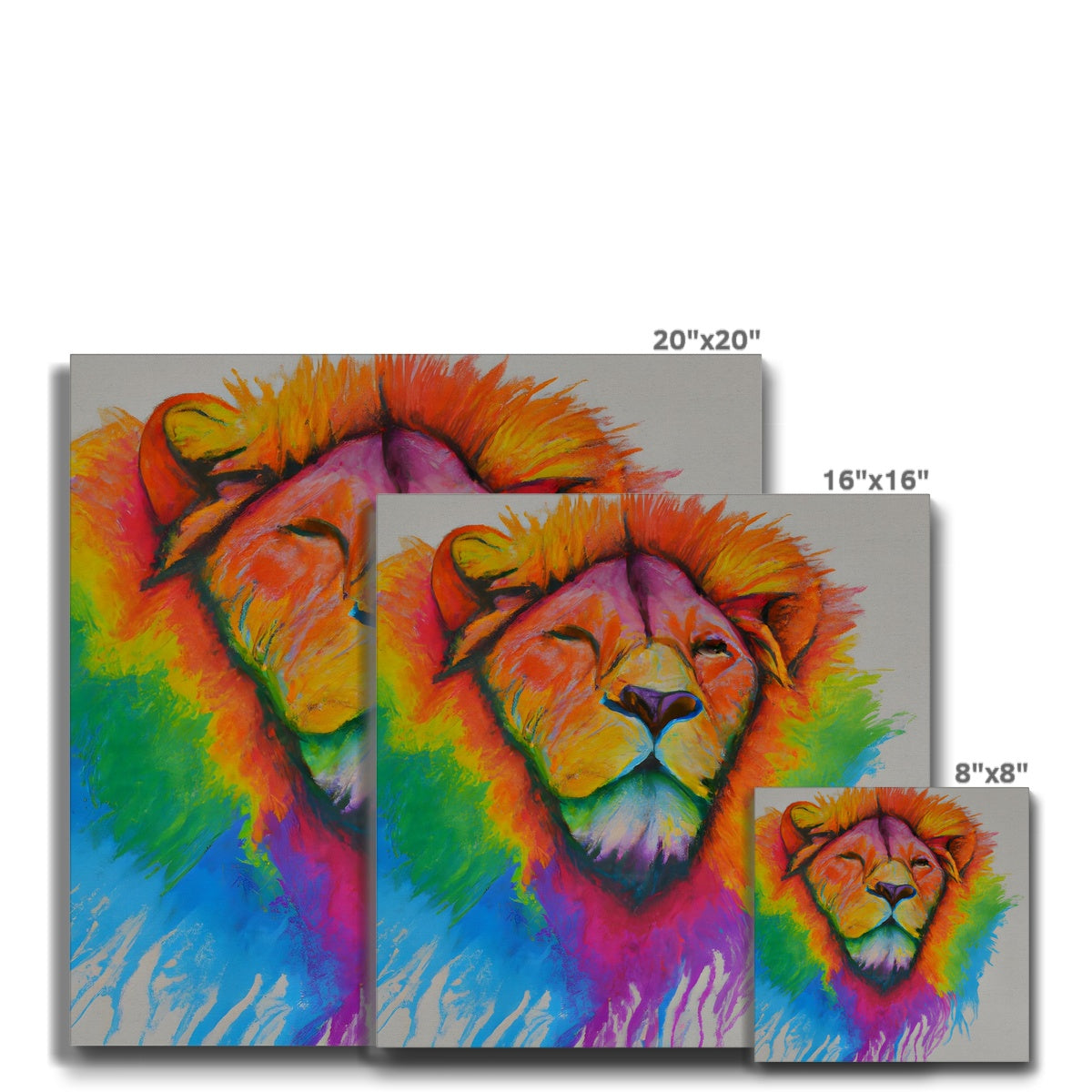 Rainbow Lion Eco Canvas Prodigi