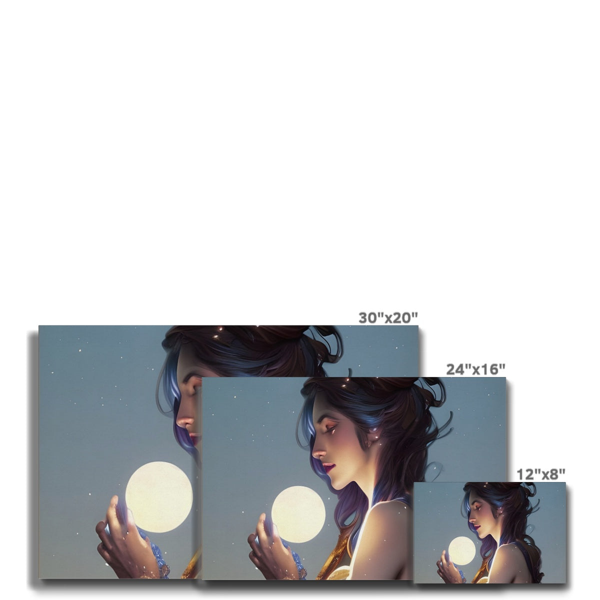 Moon in your Hands Eco Canvas Prodigi