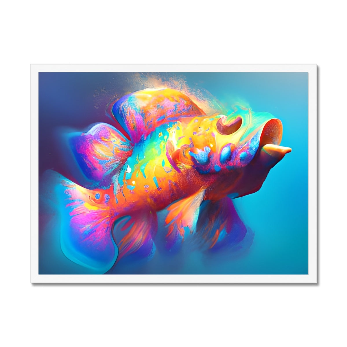 Big ol' Fish Framed Print Prodigi