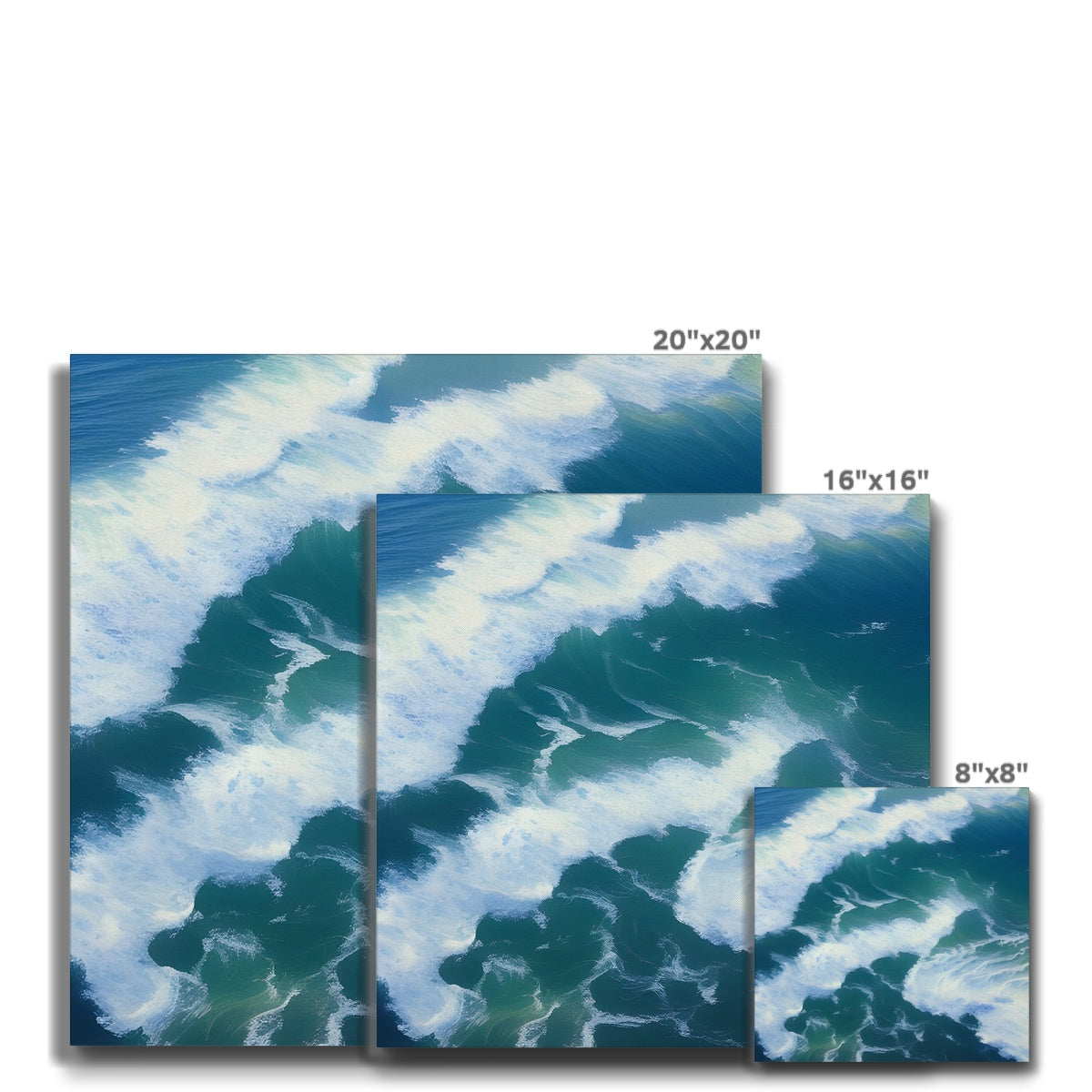 Colliding Waves Eco Canvas Prodigi