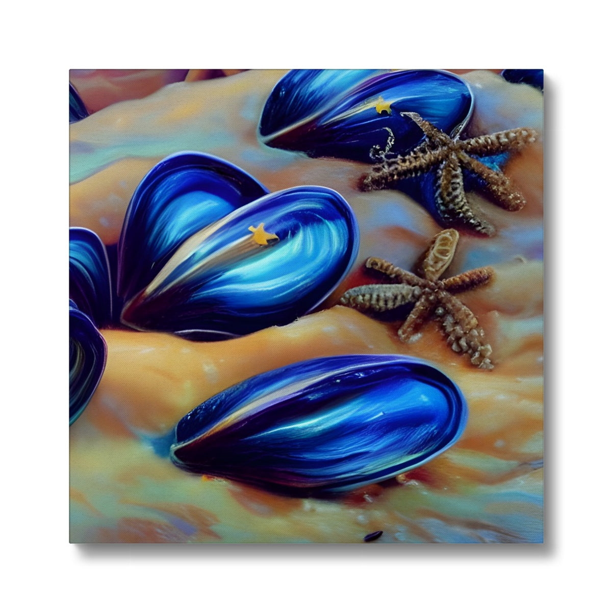 Beautiful Mussles At The Beach Eco Canvas Prodigi