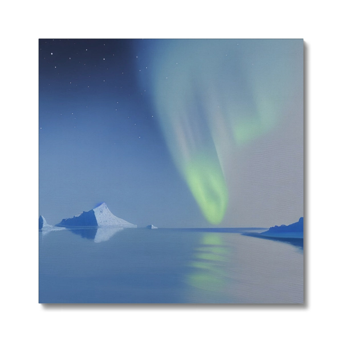 Aurora In A Ice World Canvas Prodigi