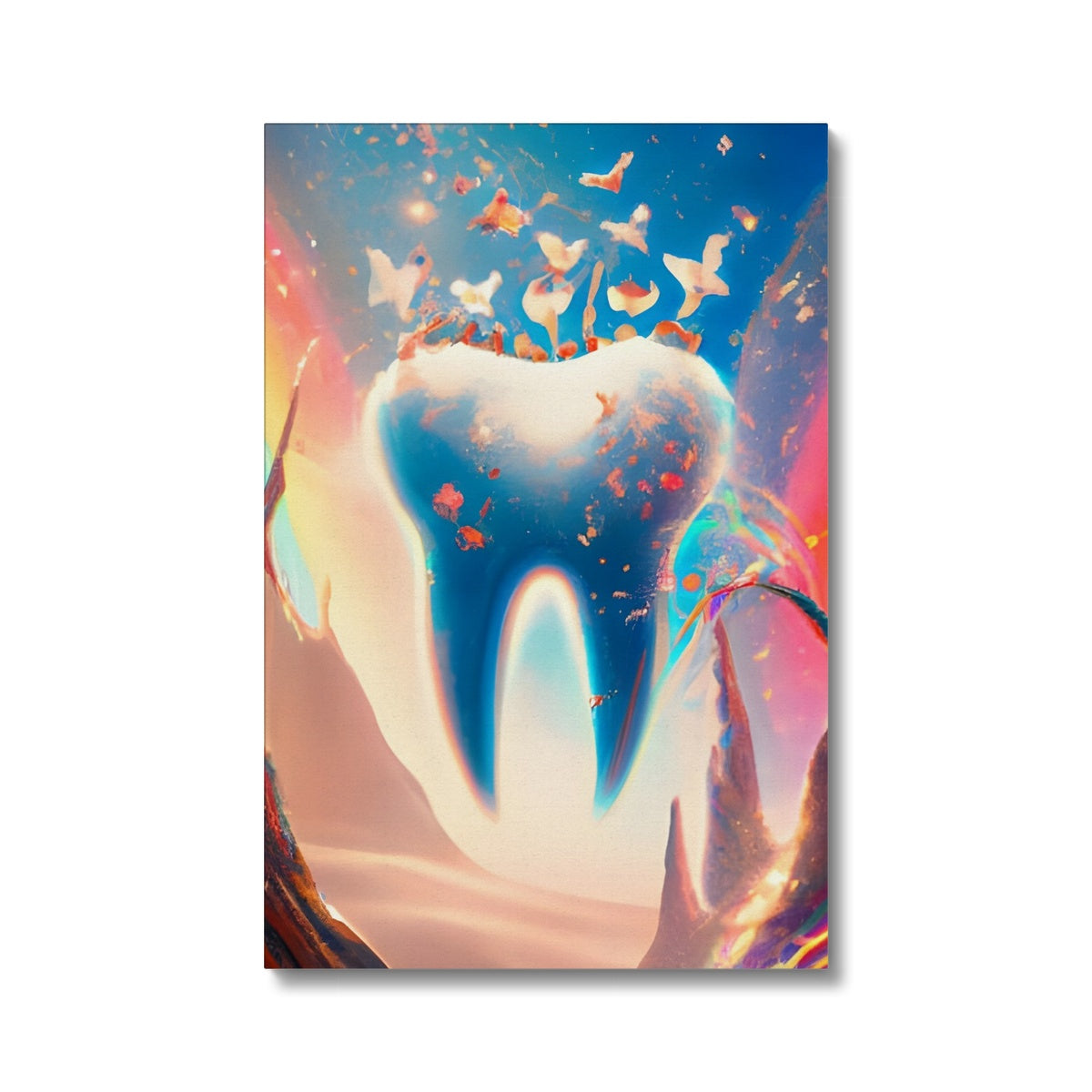 Tooth in Rainbows Eco Canvas Prodigi