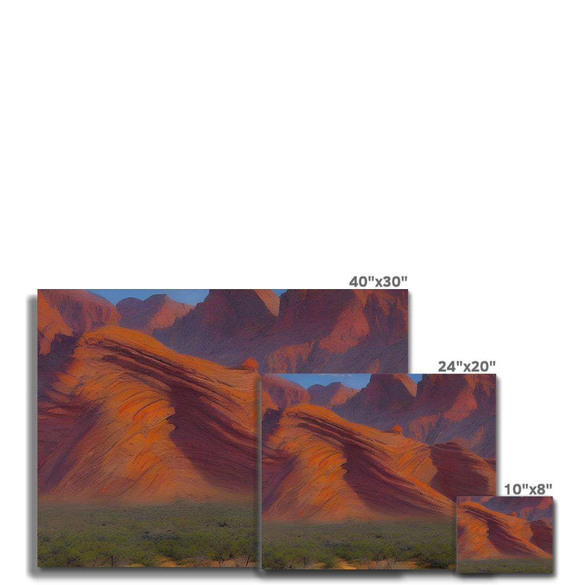 Desert Mountains Canvas Prodigi