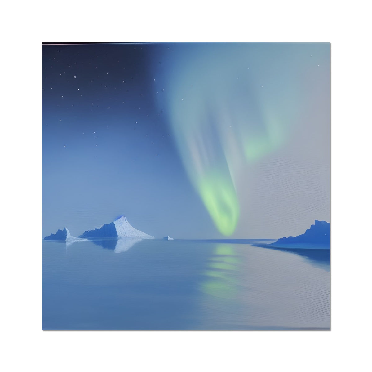 Aurora In A Ice World Fine Art Print Prodigi