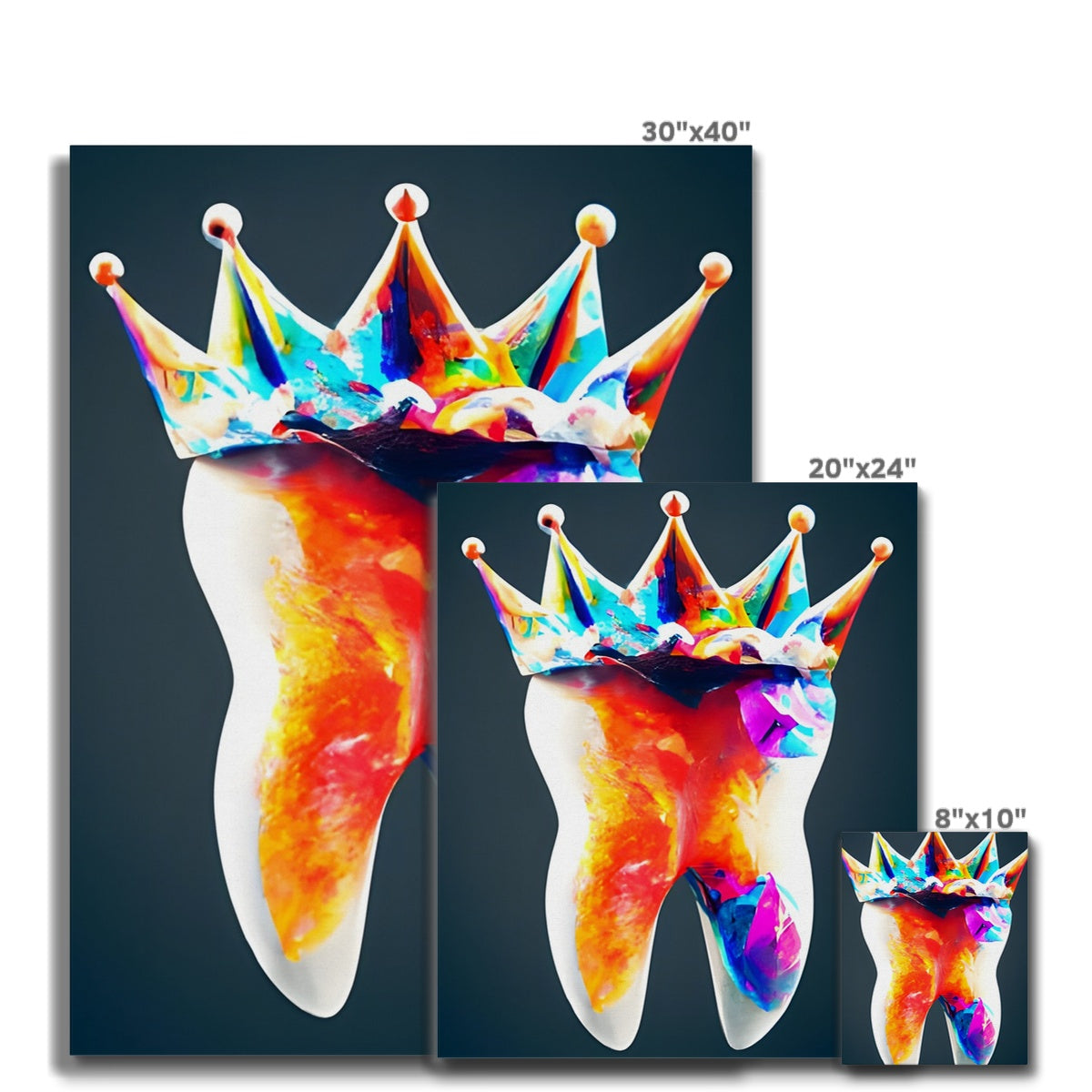 King Crystal Tooth Canvas Prodigi