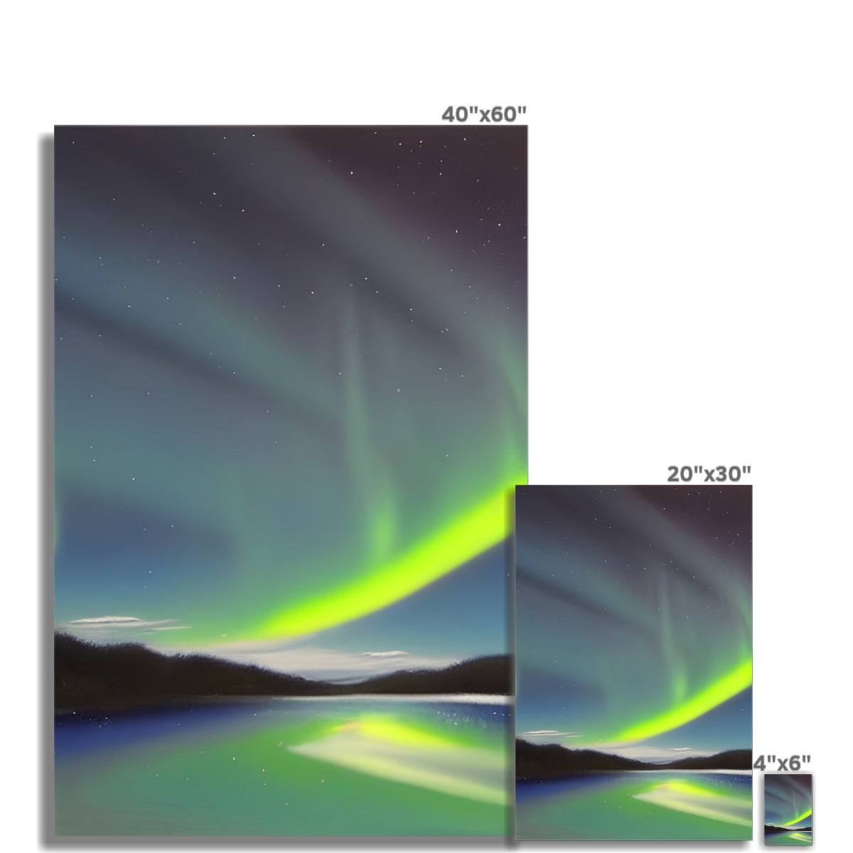 Aurora At Night Fine Art Print Prodigi