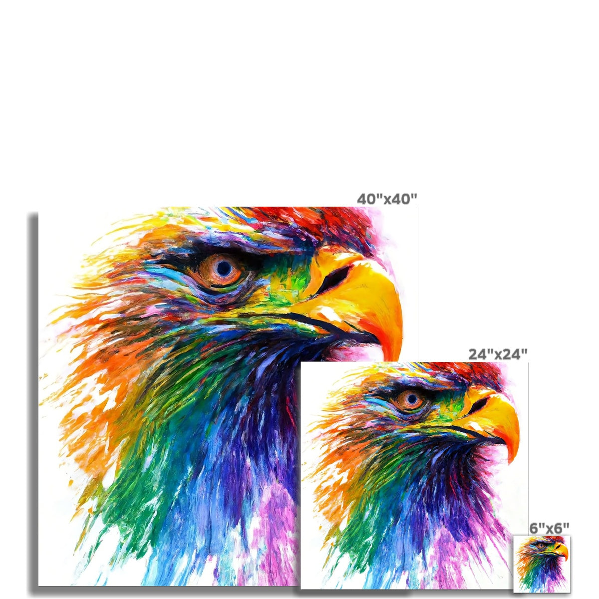 Rainbow Eagle Fine Art Print Prodigi