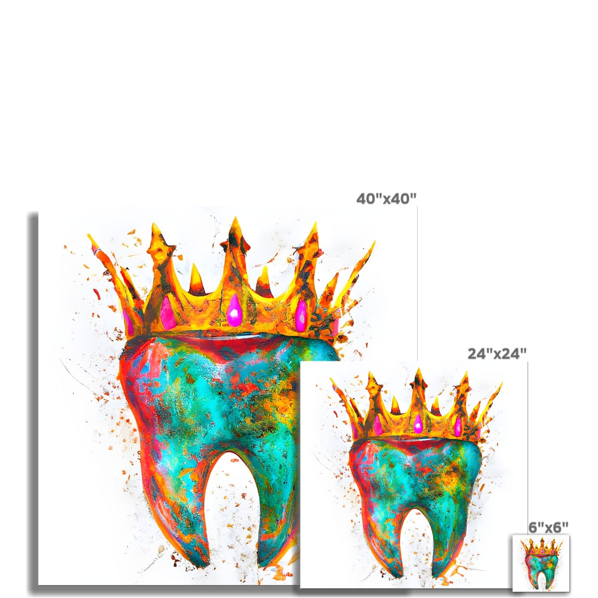 King Tooth Fine Art Print Prodigi