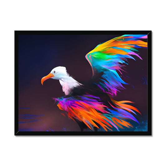 Albatross with spread wings Framed Print Prodigi